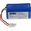 EXTENSILO Batteria per Ecovacs Deebot X580 X500 3400mAh 14,8V