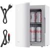 Mini Frigo 13 Litri, 12 V 220V Portatile Elettrico Piccolo Frigorifero Da Camera