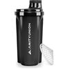 AMITYUNION Shaker per proteine 700 ml Heaven a prova di perdite, senza BPA con s