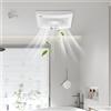 Aspiratore Bagno 120 Estrattore Aria Silenzioso Ventola Cucina Valvola Ritorno 1