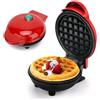 MINI PIASTRA CIALDE PER WAFFLE ANTIADERENTE ELETTRICA DOLCI 350W MACCHINA WAFFLE