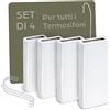 Does not apply Umidificatore Termosifoni in Ceramica - Set Di 4 Contenitore Acqua per Termosifo