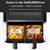 Generico Friggitrice Aria 2 Cestelli 15 Litri Tobi Finestra Luce Vassoi Silicone Forno
