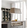 LUBE METIS SOFFITTO 120 CM Cappa per cucina cm 120 isola ottone 03997384