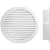 A2ZWORLD Griglia di Ventilazione Rotonda, Griglia Aerazione In Plastica, Griglia