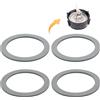 Nqeuepn 4 Pezzi Guarnizione Frullatore per Oster, Guarnizione Frullatore O-ring Guarnizi