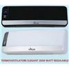 Niklas TERMOVENTILATORE NIKLAS PTC SPLIT ELEGANT WHITE 2000 WATT A PARETE SOFFIO CALDO