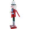 Schiaccianoci di Natale: statuetta da tavolo di 38 cm (15 pollici) in legno, da