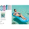 Amaca Galleggiante 154x66 cm Piscina Blu/Rosa Relax Estivo