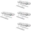 4 Pieces Asse Da Stiro Leggero Portatile Tavola Per Casa Appartamento
