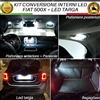 AUP KIT FULL LED INTERNI PER FIAT 500X KIT COMPLETO CANBUS + LUCI TARGA A LED CANBUS