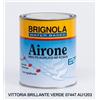 Smalto Acrilico Brignola "Airone" - Tinta Vittoria Brillante Verde (0,750 ml)
