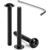 Tunejoy Viti a Testa Bombata Torx Nero con Flangia M4 x 35 mm Vite a Testa Esago