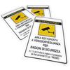 3 X Cartello Di Sicurezza Area Sottoposta a Videosorveglianza X Esterno 30X20