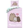 HALANTEX PUSHEEN Copripiumino LETTO Set 140x200cm THE CAT Always Cozy PUS-2276BL