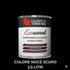 COLORIFICIO TIRRENO Impregnante all'Acqua Ecowood Colorificio Tirreno-Noce Scuro, 2.5 Litri (Nuovo)