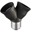 CABLEPELADO Sdoppiatore lampadina E27 | Attacco doppio per lampadine | Sdoppiato