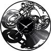 Clock Orologio disco vinile clock orologio da parete a tema moto custom con ombra
