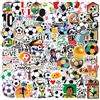 Cadimus 100 adesivi da calcio, adesivi da calcio, impermeabili, creativi fai da te per l