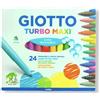 Giotto Turbo Maxi Pennarelli - 24 Colori (455000)