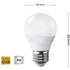Universo LAMPADINA LED 8W LAMPADINE A SFERA LUCE NATURALE E27 8 W G45