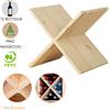 Piushopping CANTINETTA PORTABOTTIGLIE VINO CROCE LEGNO 12 POSTI COMPONIBILE cm 32x33x32