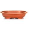 Pollice Verde Vaso ovale per Piante e Bonsai in plastica marrone cm. 48