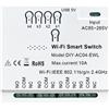 No 4CH WiFi 85-265V USB 5V 2.4G WiFi Modulo di Automazione2049