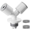T-shirt scarico per lavatrice a lavabo ABS silicone struttura a Y 16 x 15 x 5 cm