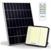 INTELAMP Faro led esterno con grande pannello solare 20000mAH Batteria 251 LED 2000LM