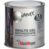 MaxMeyer Smalto Ferro Antiruggine a Solvente Antichizzante GRIGIO GRANA GROSSA 0,5 L