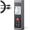 Metro Laser - Hychika Misuratore Laser Tipo C Ricaricabile 60M Telemetro Laser C