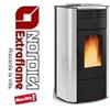 Nordica TERMOSTUFA STUFA A PELLET NORDICA EXTRAFLAME RAFFAELLA IDRO 20 KW ARGENTO