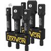 Set Adattatori Bussola 1/4 Esagonale Punte Avvitatore Impulsi Makita Bosch 1/2 3