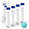 Aquafloow LONGI 4x Filtro Acqua per Macchine da Caffè Delonghi Ricambio per