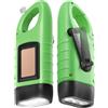 Does not apply 2 Torce LED Solari Manovella Ricaricabili Trekking Campeggio Emergenza Verde Erb