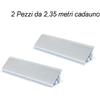 AERREGI Alzatina cucina per top piani cottura 4,70 metri Alluminio accessori inclusi