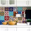 Adesivi Piastrelle 20x20 Cementine PVC Cucina Bagno Mattonelle Rivestimento