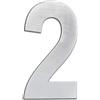 Nakloe Numero civico esterno - Numero casa - Altezza 8 cm - Adesivo - Numero civico mod