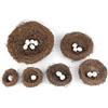 No 2X(Uova di Pasqua Simulazione di In Rattan Fatto A Mano DIY Ar5167