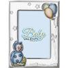 valenti Cornice Portafoto Valenti Bambini Argento 999 Coccinella Azzurra _73118 3L