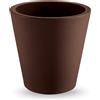 Veca Vaso rotondo in resina "Single" 45 cm.