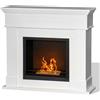 Dianflex STUFA CAMINETTO A BIOETANOLO BIOCAMINO CAMBRIDGE 3,5 KW COLORE BIANCO BRUCIATORE