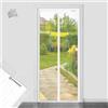 Zanzariera Magnetica Porta Finestra Tenda Magneti Bianco 140x170 cm