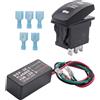 No Regolatore Flash Universale un 3 Fili 12V con Interruttore Indicatori di Di8891