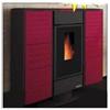 Dal Zotto TERMOSTUFA A PELLET DAL ZOTTO FRIDA IDRO 14KW 350MT COLORE BORDEAUX E BIANCO
