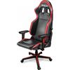 Sparco SEDIA DA GAMING UFFICIO SPARCO ICON NERO/ROSSO IN PELLE CON BRACCIOLI REGOALBILI