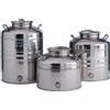 Sansone BIDONE CONTENITORE FUSTO OLIO SANSONE 30LT IN ACCIAIO INOX 18/10 MADE IN ITALY