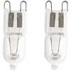 Dl service 2 Lampadina Forno G9 40W, lampadina a pera per Forno Bosch, Smeg, Whirlpool, Ele
