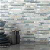 Piastrelle Adesive 3D Cucina Bagno Mattoni Mosaico Marmo Parete Grigio 10pz